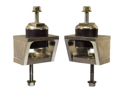 Prothane 10 Chevy Camaro Motor Mount Insert - Black - 7-518-BL