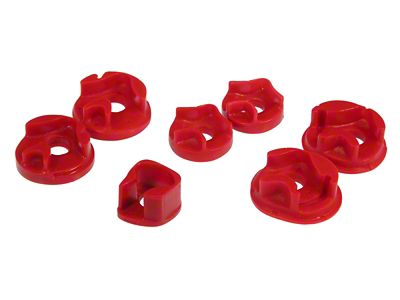 Prothane 88-91 Honda Civic 4 Mount Kit - Red - 8-1903