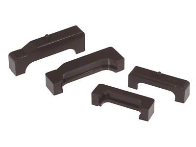 Prothane 88-98 Chevy Truck Small Block Radiator Insolators - Black - 7-1713-BL
