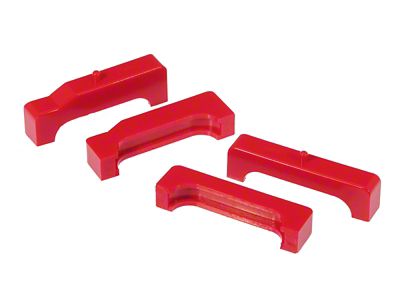 Prothane 88-98 Chevy Truck Big Block Radiator Insolators - Red - 7-1714