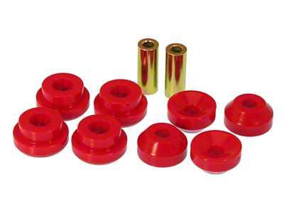 Prothane 88-95 Honda Civic Rear Shock Bushings - Red - 8-902