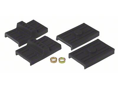 Prothane 70-81 GM Upper/Lower Spring Pad Multi - Black - 7-1709-BL