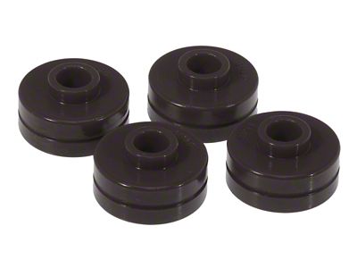 Prothane 97-04 Chevy Corvette Rear Spring Cushions - Black - 7-1025-BL
