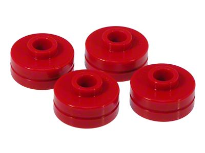 Prothane 97-04 Chevy Corvette Rear Spring Cushions - Red - 7-1025