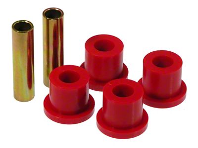 Prothane 88-98 GM 2/4wd Rear Frame Shackle Bushings - Red - 7-805
