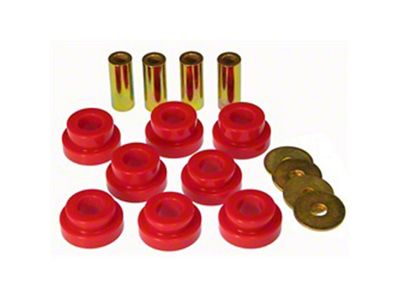 Prothane Chevy Silverado Front Diff Carrier/Support Bushings - Red - 7-1614