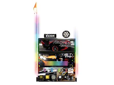 Race Sport Lighting Professional Wall Mount Powered Power Sport Lighting Category Display