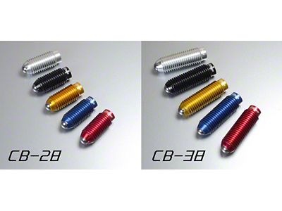 Project Kics 12x1.50 28mm Compression Bolt Set - Silver 20 - WCB281S