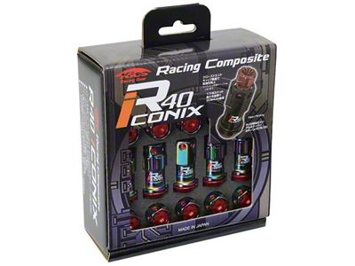 Project Kics 12x1.50 R40 Iconix Lug Nuts - Neo Chrome - WRIA01NK