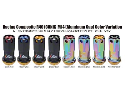 Project Kics 14x1.50 R40 Iconix Lock & Lug Nuts - WRIA14NA