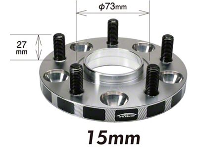 Project Kics 15mm Thick 12x1.25 66mm Hub 5-114.3 Wide Tread - W5115W366
