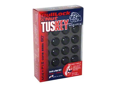 Project Kics 16 LUGS + 4 LOCKS Tuskey Black Bullock