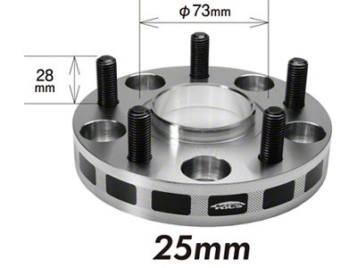 Project Kics 25mm Thick 12x1.25 66mm Hub 5-114.3 Wide Tread - W5125W366