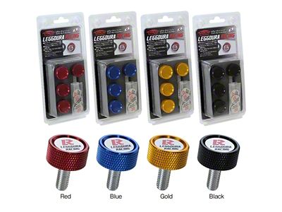 Project Kics Leggdura Racing Number Plate Lock Bolt Set - WKPLBR