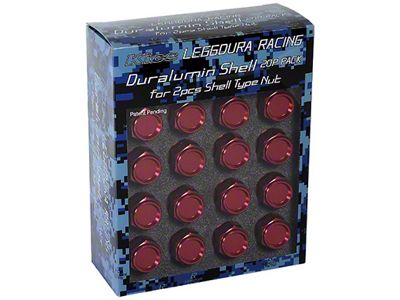 Project Kics Leggdura Racing Shell Type CL35 - Red 20pc - WSLNR352