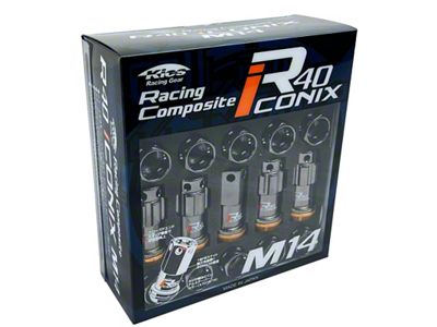 Project Kics R40 Iconix 14x1.50 Classical Lock & Lug Nuts - WRIA14CA
