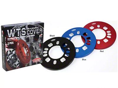Project Kics Red Duralumin Cover For Wide Tread Spacer 2 - WTSCR