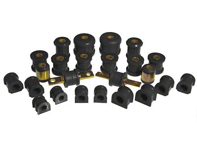 Prothane 01-03 Honda Civic Total Kit - Black - 8-2019-BL