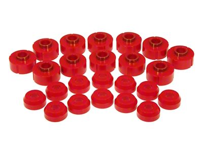 Prothane 63-91 Jeep Wagoneer Body Mount - Red - 1-106