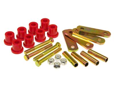 Prothane 64-69 AMC HD Shackle Bushings - Red - 1-811