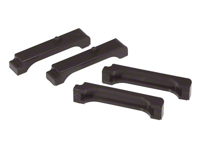 Prothane 68-87 GM Big Block Radiator Insolators - Black - 7-1712-BL