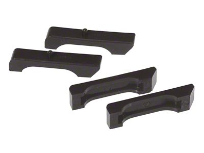 Prothane 68-87 GM Small Block Radiator Insolators - Black - 7-1711-BL