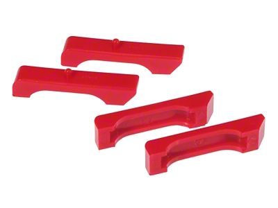 Prothane 68-87 GM Small Block Radiator Insolators - Red - 7-1711