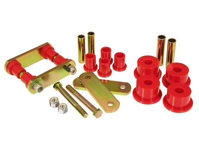 Prothane 70-83 AMC Spring & Shackle Bushings - Red - 1-1012