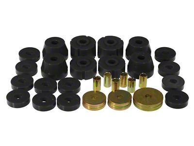 Prothane 72-92 Dodge Ramcharger Body Mount - Black - 4-103-BL