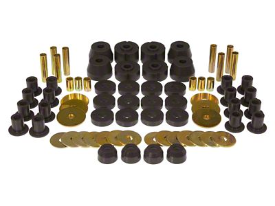Prothane 72-93 Dodge Ramcharger 4wd Total Kit - Black - 4-2017-BL