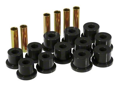 Prothane 73-87 GM Rear Spring & Shackle Bushings w/ 1.75in - 7-1008-BL