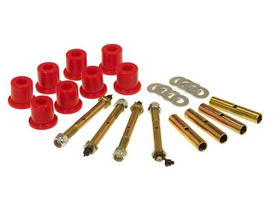 Prothane 76-86 Jeep CJ5/7/8 Front Shackle Bushings - Red - 1-814