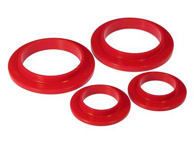 Prothane 79-04 Ford Mustang Rear Coil Spring Isolator - Red - 6-1701