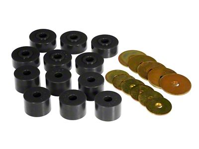 Prothane 79-87 Datsun D50 Body Mount - Black - 4-104-BL