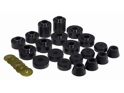 Prothane 80-96 Ford F100/350 2/4wd Body Mount - Black - 6-108-BL