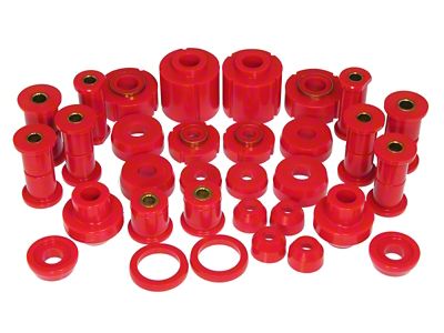 Prothane 80-96 Ford F150 4wd Total Kit - Red - 6-2018