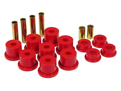 Prothane 80-98 Ford F250/350 4wd Front Spring Bushings - Red - 6-1012