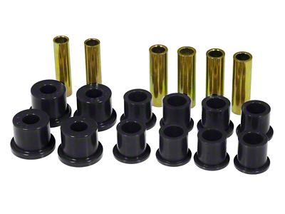 Prothane 82-96 Ford Rear Spring & Shackle Bushings - Black - 6-1017-BL