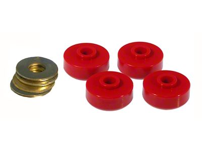 Prothane 84-96 Chevy Corvette Rear Spring Cushions - Red - 7-1020