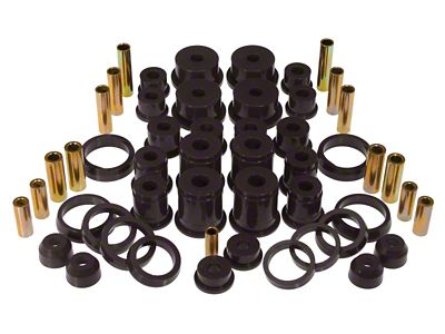 Prothane 84-99 Jeep Cherokee Total Kit - Black - 1-2004-BL