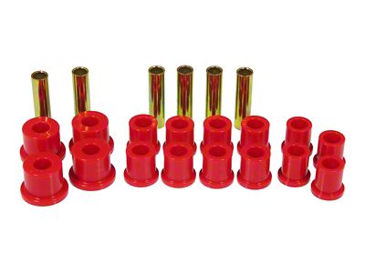 Prothane 86-08 Ford Ranger Spring & Shackle Bushings - Red - 6-1003