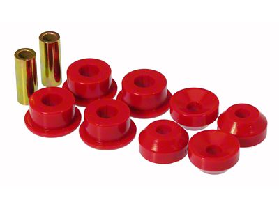 Prothane 88-00 Honda Civic Front Shock Bushings - Red - 8-901