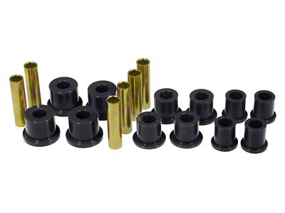 Prothane 89-95 Ford Ranger Spring & Shackle Bushings - Black - 6-1018-BL