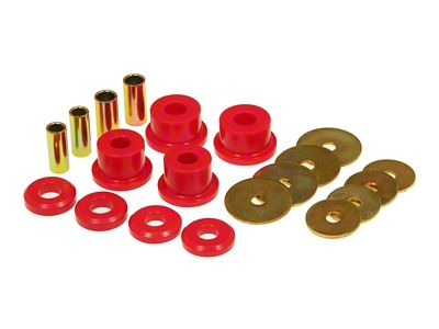 Prothane 90-94 Mitsubishi Eclipse Subframe Mount Kit - Red - 13-101