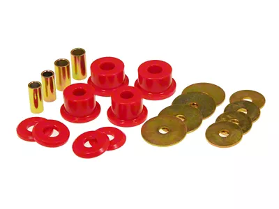 Prothane 90-94 Mitsubishi Eclipse Subframe Mount Kit - Red - 13-102