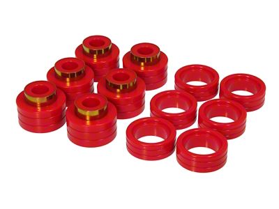 Prothane 94-01 Dodge Ram 2/4wd Cab Mounts - Red - 4-107