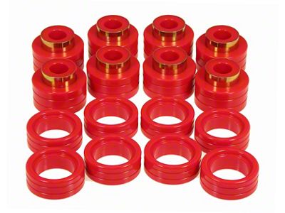 Prothane 94-01 Dodge Ram 2/4wd Cab Mounts - Red - 4-108