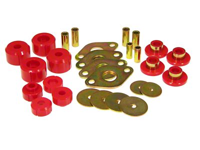 Prothane 95-00 Toyota P/U 2/4wd Body Mount Kit - Red - 18-103