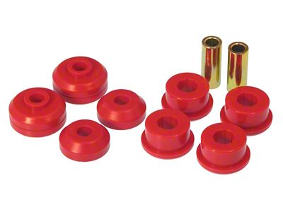 Prothane 95-99 Mitsubishi Eclipse Front Shock Bushings - Red - 13-901