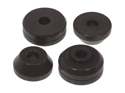 Prothane 95-99 Mitsubishi Eclipse Rear Shock Bushings - Black - 13-902-BL